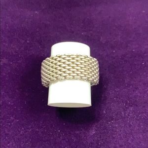 Tiffany & Co. Jewelry - Tiffany’s and co silver mesh ring. Beautiful! Tiffany & Co. Jewelry - Tiffany’s and co silver mesh ring. Beautiful!